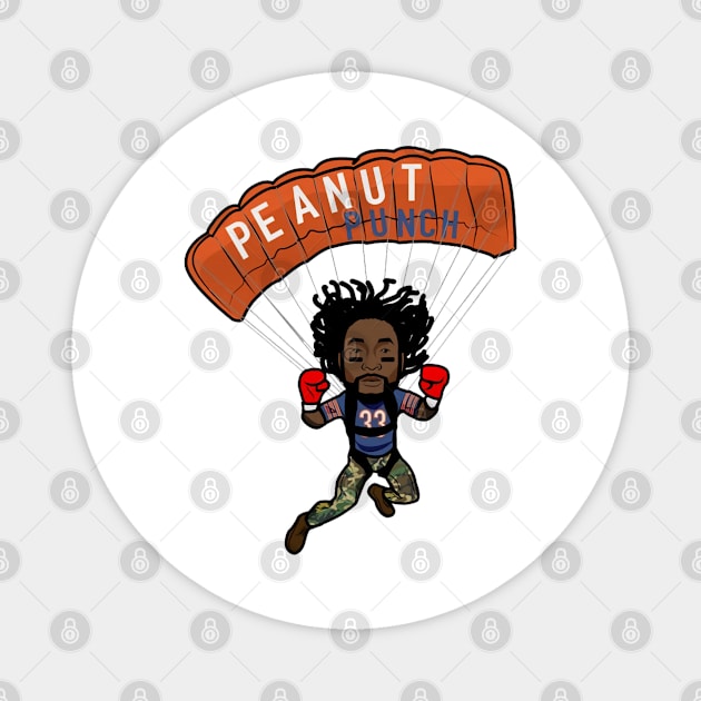 Charles Tillman Chicago Peanut Punch Magnet by Buya_Hamkac